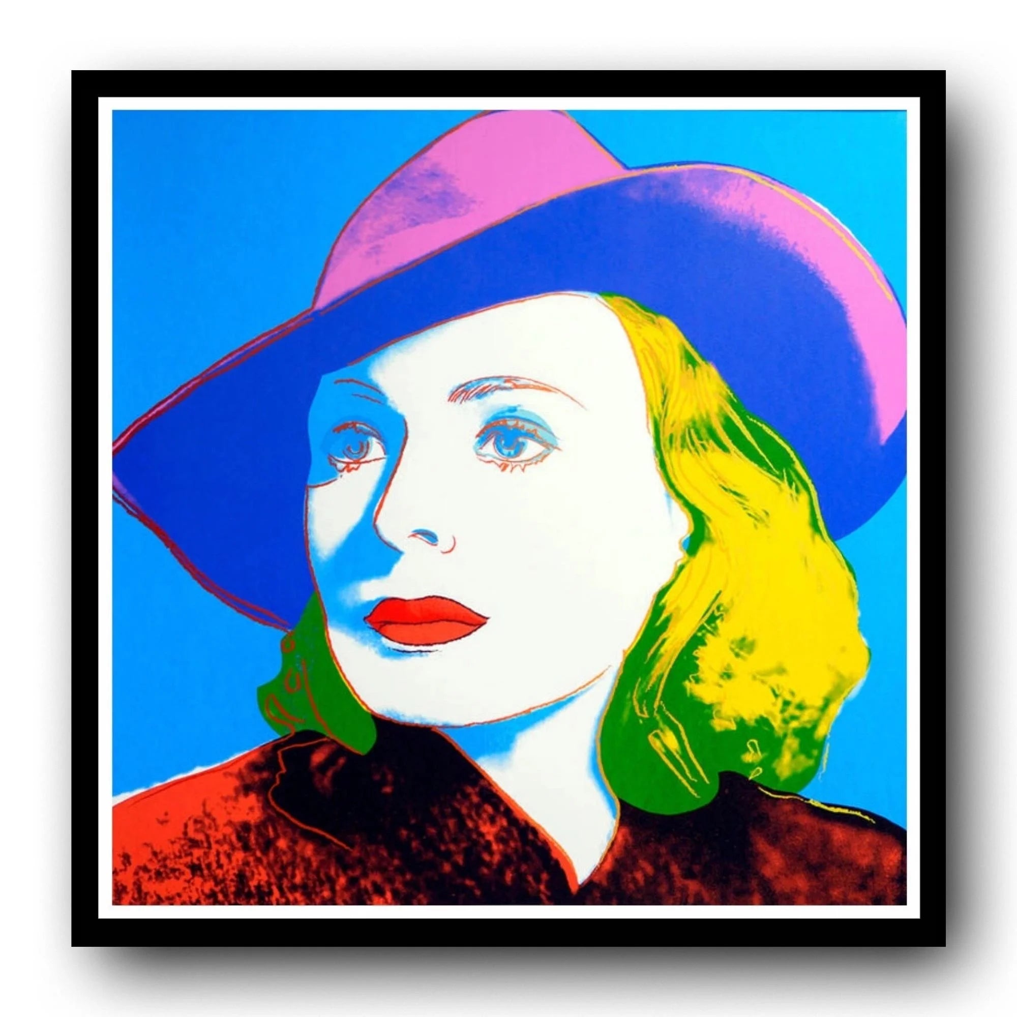 Andy Warhol Bergman With Hat- FS II #315 Silscreen